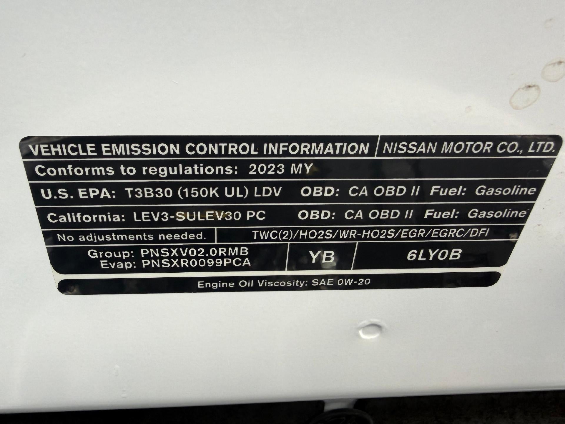 2023 Nissan Sentra SV